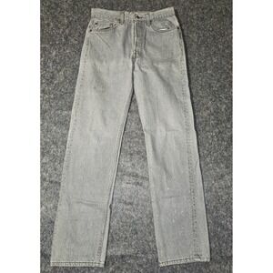 Vtg Levis 501XX Jeans Mens 32x34 Blue Straight Regular Light Wash USA Made 90s